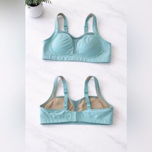Lululemon Enlite Bra High Support Sports Bra - Aqua Blue / Tiffany Blue Sz 34C/D